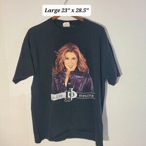 Vintage 2001 Jo Dee Messina Burn Tour Black Large T-Shirt Y2K Country
